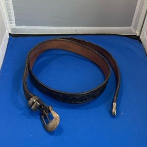 vintage Chacon sterling silver belt buckle 40”